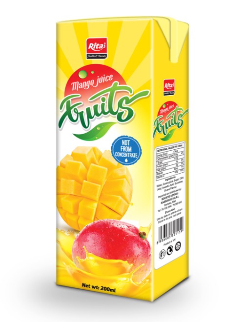 200ml mango juice Fruits tetra pak
